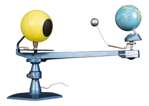 Tellurium with Planet Earth, Moon and Sun Models