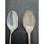 Pair Simpson Hall Miller Sterling Teaspoons 5.5" Jewel Pattern For Sale - Image 10 of 10