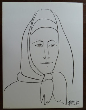 Pablo Picasso, Femme d'Espagne, Lithograph