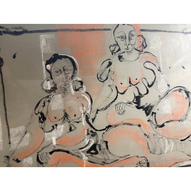 Postmodern 1970s Nina Rodin Original Figural Postmodern Work For Sale - Image 3 of 5