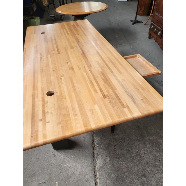 Large Executive Desk, 1980s For Sale - Image 9 of 11