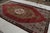 Transitional Mid Century Vintage Kilim Red Gray Medallion Floral Rug For Sale - Image 3 of 10