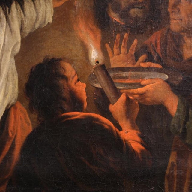 Flemish Artist, Salome with the Head of St. John the Baptist, 1820, Oil on Canvas For Sale - Image 15 of 16