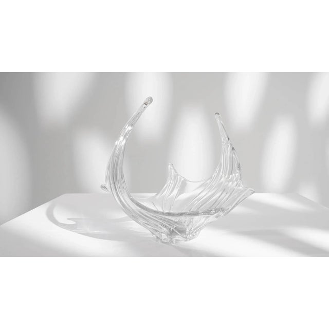 Glass Vintage Italian Glass Plateau For Sale - Image 7 of 9