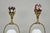 Early 20th Century Antique Bohemian Cranberry Ruby Red Cut to Clear Glass Table Lamps - A Pair For Sale - Image 5 of 12