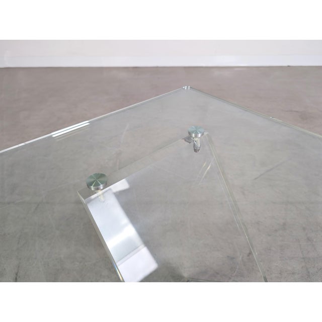 Coffee Table in Acrylic Glass, 1970s For Sale - Image 8 of 9