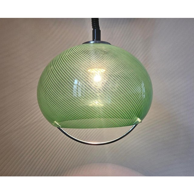 Plastic Mid-Century Meblo Pendant from Guzzini, Italy, 1970s For Sale - Image 7 of 10