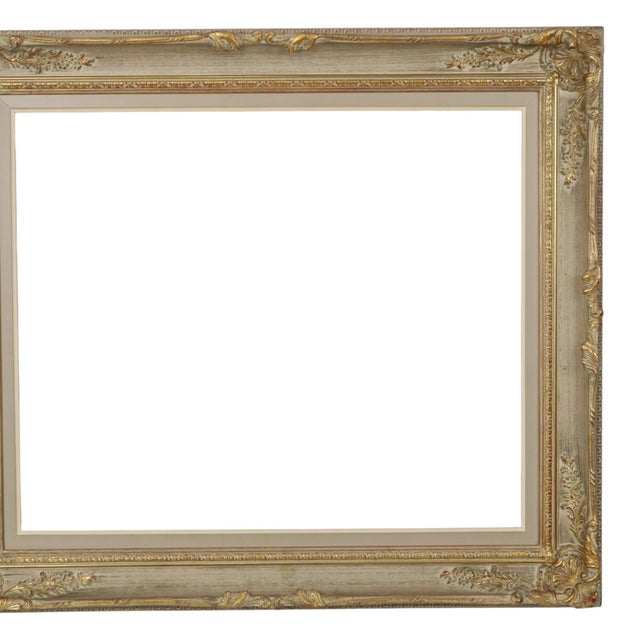 Classic Baroque Gold Frame Wooden Frame, 1950s For Sale - Image 4 of 15