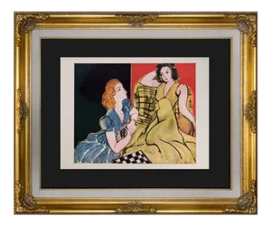 Henri Matisse Limited Edition “ La Conversation" Lithograph W/Frame
