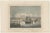 Antique print titled 'Gezigt van de Straat Sunda - Vue du Détroit de la Sonde'. Old print with a view of the Sunda straits...