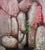 The Gold in the Cave of Gadara by Ifeoluwa Alade | Acrylic and glow in the dark medium on canvas depicting butterflies and rocks. For Sale
