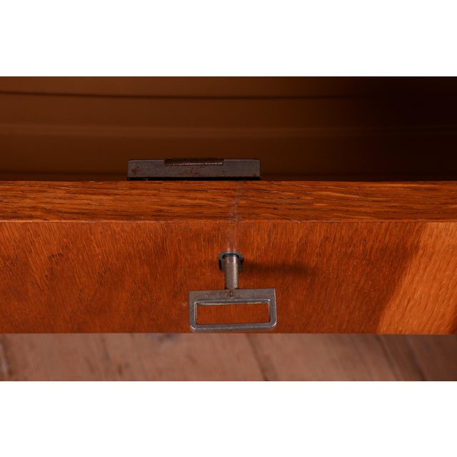 Mid-Century Modern Mid-Century Writing Desk in Oak from Interier Praha, Czech, 1950s For Sale - Image 3 of 12