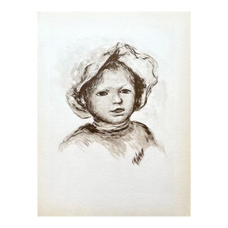 Pierre-Auguste Renoir Lithograph 2 Pierre Renoir De Face For Sale