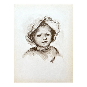 Pierre-Auguste Renoir Lithograph 2 Pierre Renoir De Face