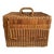 Antique French Rattan Trunk For Sale