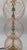 1950s Murano Glass and Brass Table Lamp attributed to Mazzega, 1950s, Set of 2 For Sale - Image 5 of 6