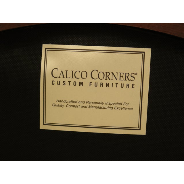 Modern Calico Corners Upholstered French Dining Room Chairs Set of 6