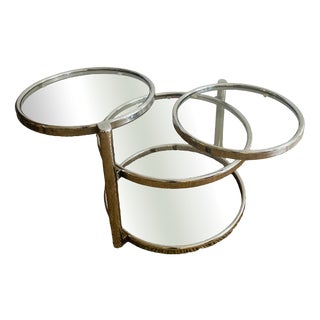 Folding and Rotating Coffee Table, 1970s For Sale