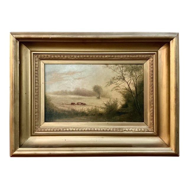 Albert Duval Quigley ( 1891-1961) New Hampshire Artist, Oil on Board, Signed For Sale