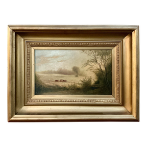 Albert Duval Quigley ( 1891-1961) New Hampshire Artist, Oil on Board, Signed
