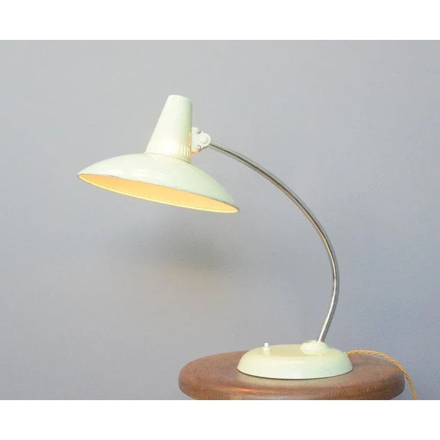 Gold Mid-Century Table Lamp by Kaiser, 1960s For Sale - Image 8 of 12