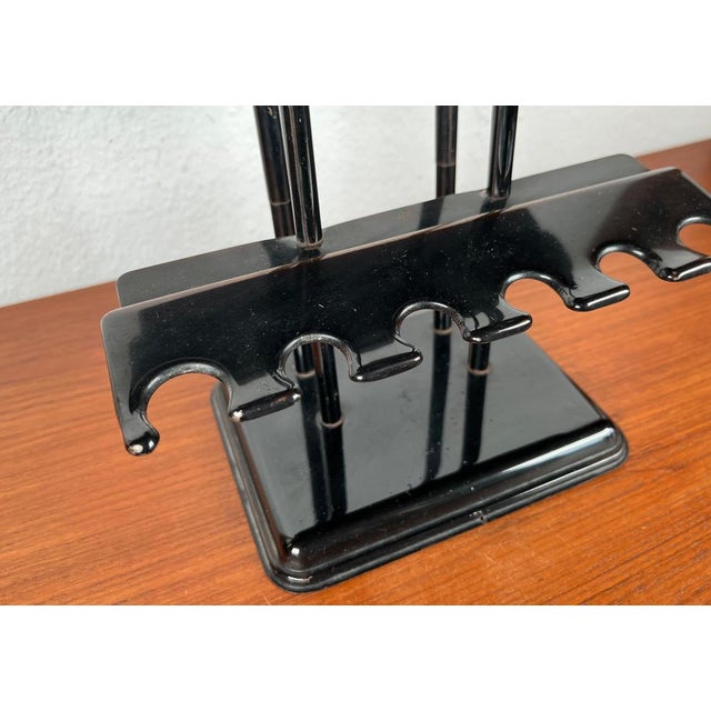 Metal Mid-Century German Metal Office Rubber Stamp Holder and 3 Stamps, 1960s, Set of 4 For Sale - Image 7 of 18