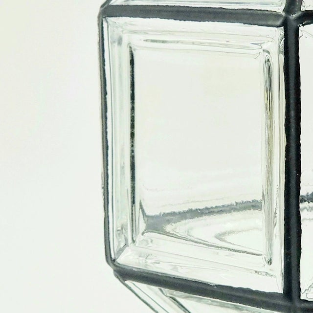 Mid-Century Glass Flush Mount from Limburg, Germany, 1960s For Sale - Image 4 of 10