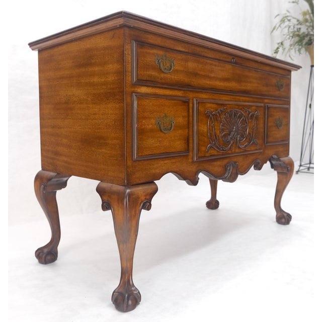 Wood Very Fine Cedar Hope Chest Ball & Claw Chippendale Feet MINT For Sale - Image 7 of 18