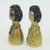 Mid-Century Modern Ceramic Figural Salt & Pepper Shakers Attributed to Alfaraz Pottery, a Pair For Sale - Image 3 of 11