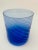 Blue Cobalt Blue Drinking Glassware Set of 4 Spiral Lowball Italy 1980s For Sale - Image 8 of 12
