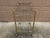 1960s Faux Bamboo Brass Bar Cart in the Palm Beach Manner For Sale - Image 11 of 11
