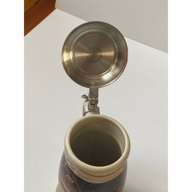 1980s Terry Redlin "Harvest Moon Ball" Collectible Beer Stein For Sale - Image 11 of 12