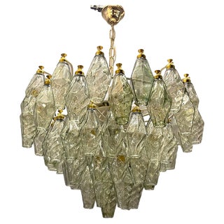 Murano Glass Polygon Chandelier, 1980s For Sale