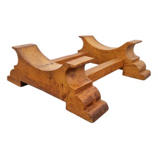 Oak Barrel Stand, 1930s For Sale