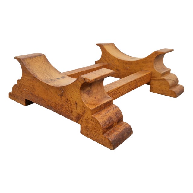 Oak Barrel Stand, 1930s For Sale
