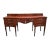 Early 20th Century Georgian Style Serpentine Mahogany Sideboard For Sale
