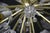 This spectacular sputnik chandelier resembles an explosion of flowers and is made up of a multitude of brass rods ending...