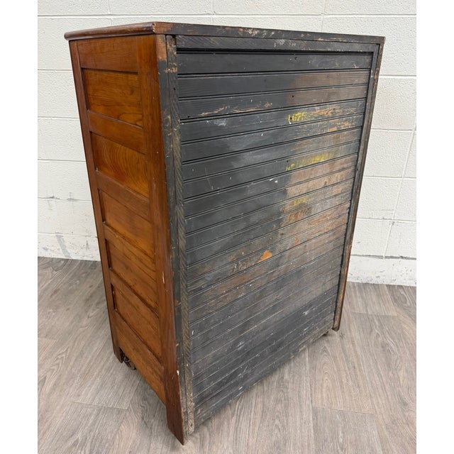Antique Coldtite Oak Ice Box For Sale - Image 10 of 10