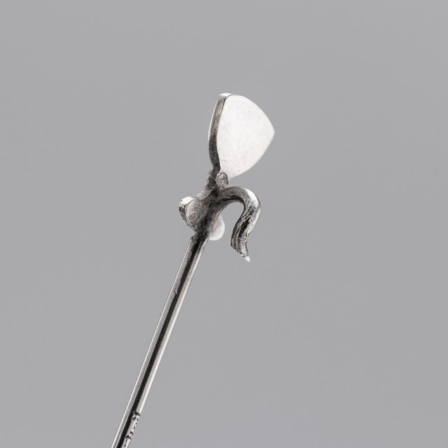 Metal Vintage 20th Century English Silver Cocktail Sticks, 1934, Set of 6 For Sale - Image 7 of 13