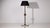Traditional 1940s France Deep Ebony Black Ebonized Floor Lamp For Sale - Image 3 of 11