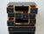 1970s Vintage Michel Pigneres Brass Chrome Black Cabinet Secretaire For Sale - Image 6 of 13