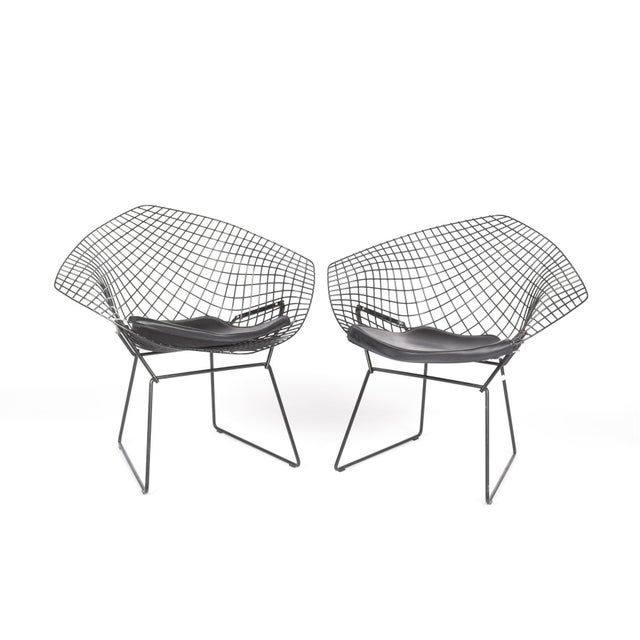 Mid-Century Modern Harry Bertoia Diamond Chairs - Set of 4 For Sale In Charleston - Image 6 of 7