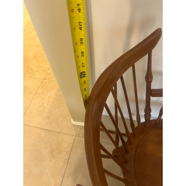 Vintage Nichols & Stone Co Solid Maple Rocker Chair For Sale - Image 9 of 12