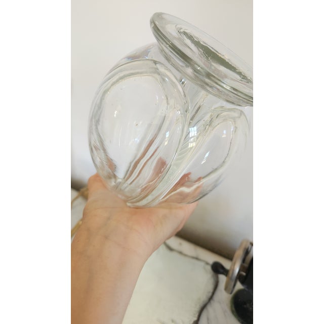 Vintage French Four-Section Glass Bar Decanter With Spouts For Sale - Image 11 of 18