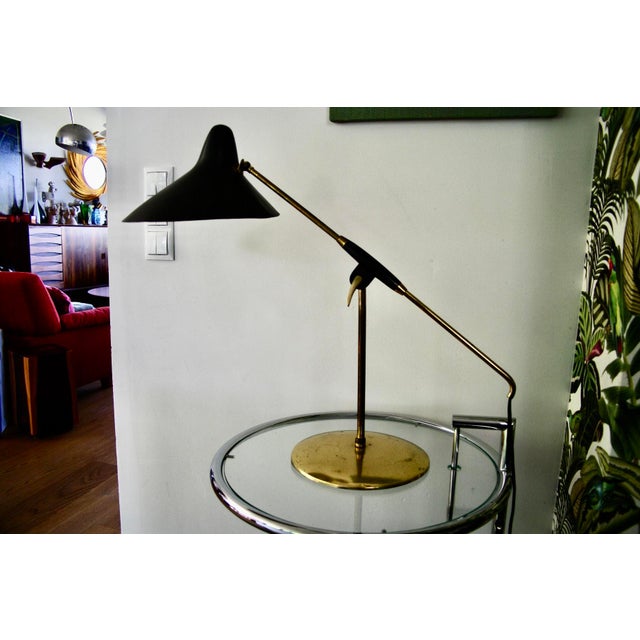 Very Bloom Desk Lamp by Svend Aage Holm-Sorensen 1950 For Sale - Image 12 of 13