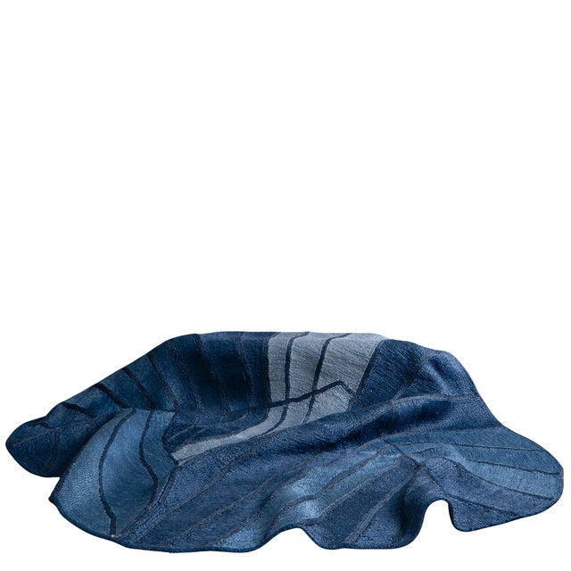 Jiko II (Deep Sea) Rug by Kelechi Ejikeme for Swallo Studio For Sale - Image 6 of 11