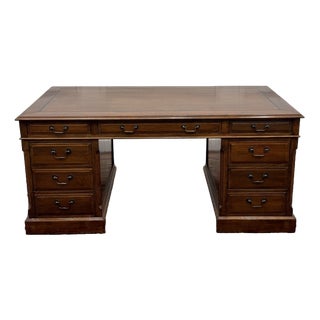 English Oak Desk from Eichholtz For Sale