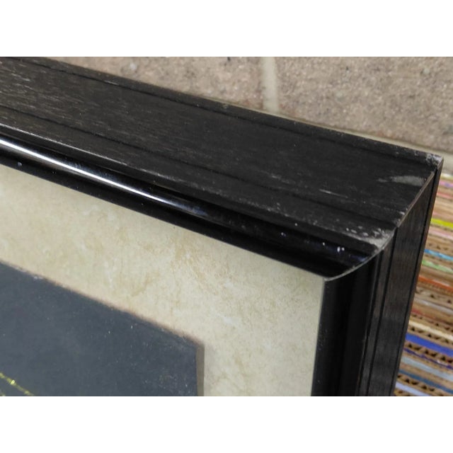 Framed Signed 3d Abstract-Style Mixed Media Painting For Sale In Greensboro - Image 6 of 10