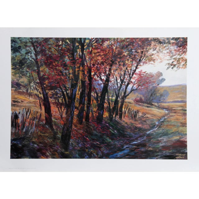 Folk Art Forgotten Lane, Michael Schofield Print For Sale - Image 3 of 3