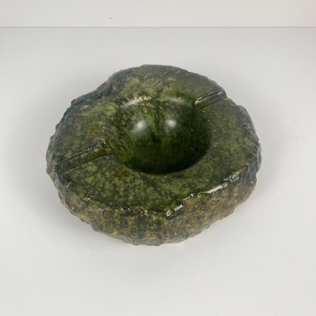 Vintage Green Alabaster Ashtray, Italy, 1970 For Sale - Image 11 of 11
